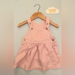 Osh Kosh Pink Stripe Romper Dress